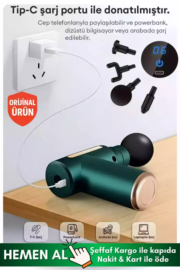 PRO 4 Başlıklı Masaj Tabancası - 6